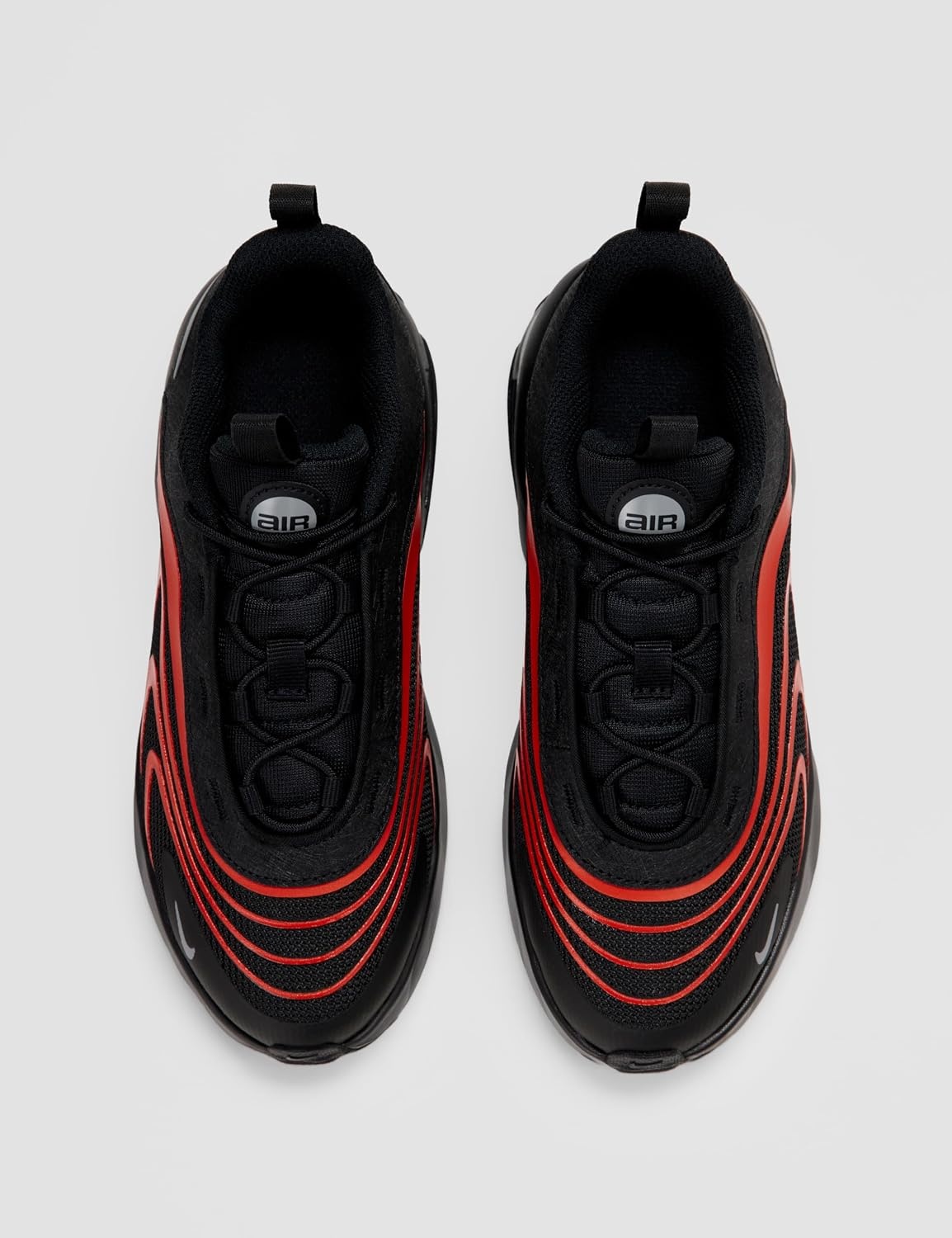image:imageNike Unisex Kids Air Max Fire Shoes Boys Girls Toddlers amp Baby Sneakers Casual ShoesBlackSmoke GreyPicante Red