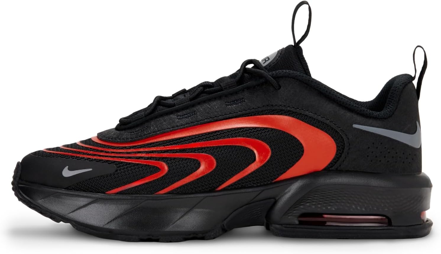 image:imageNike Unisex Kids Air Max Fire Shoes Boys Girls Toddlers amp Baby Sneakers Casual ShoesBlackSmoke GreyPicante Red