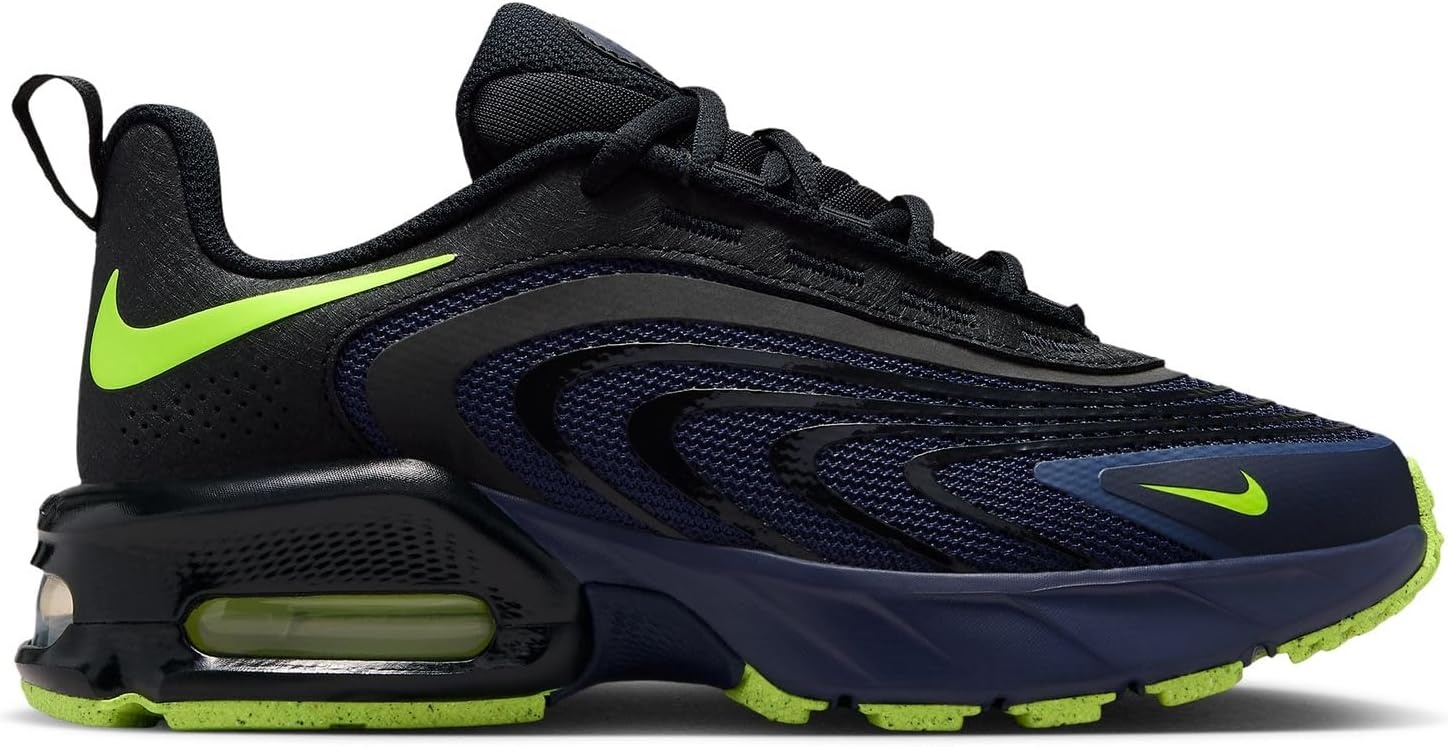image:imageNike Unisex Kids Air Max Fire Shoes Boys Girls Toddlers amp Baby Sneakers Casual ShoesBlackened BlueVoltPhoto BlueBlack