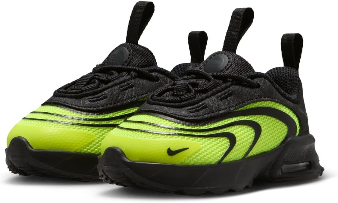 image:imageNike Unisex Kids Air Max Fire Shoes Boys Girls Toddlers amp Baby Sneakers Casual ShoesVoltDark Smoke GreyBarely VoltBlack