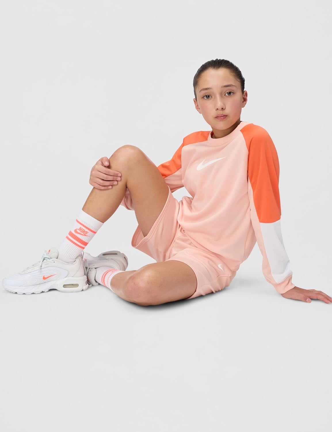 image:imageNike Unisex Kids Air Max Fire Shoes Boys Girls Toddlers amp Baby Sneakers Casual ShoesWhiteHot LavaOff White