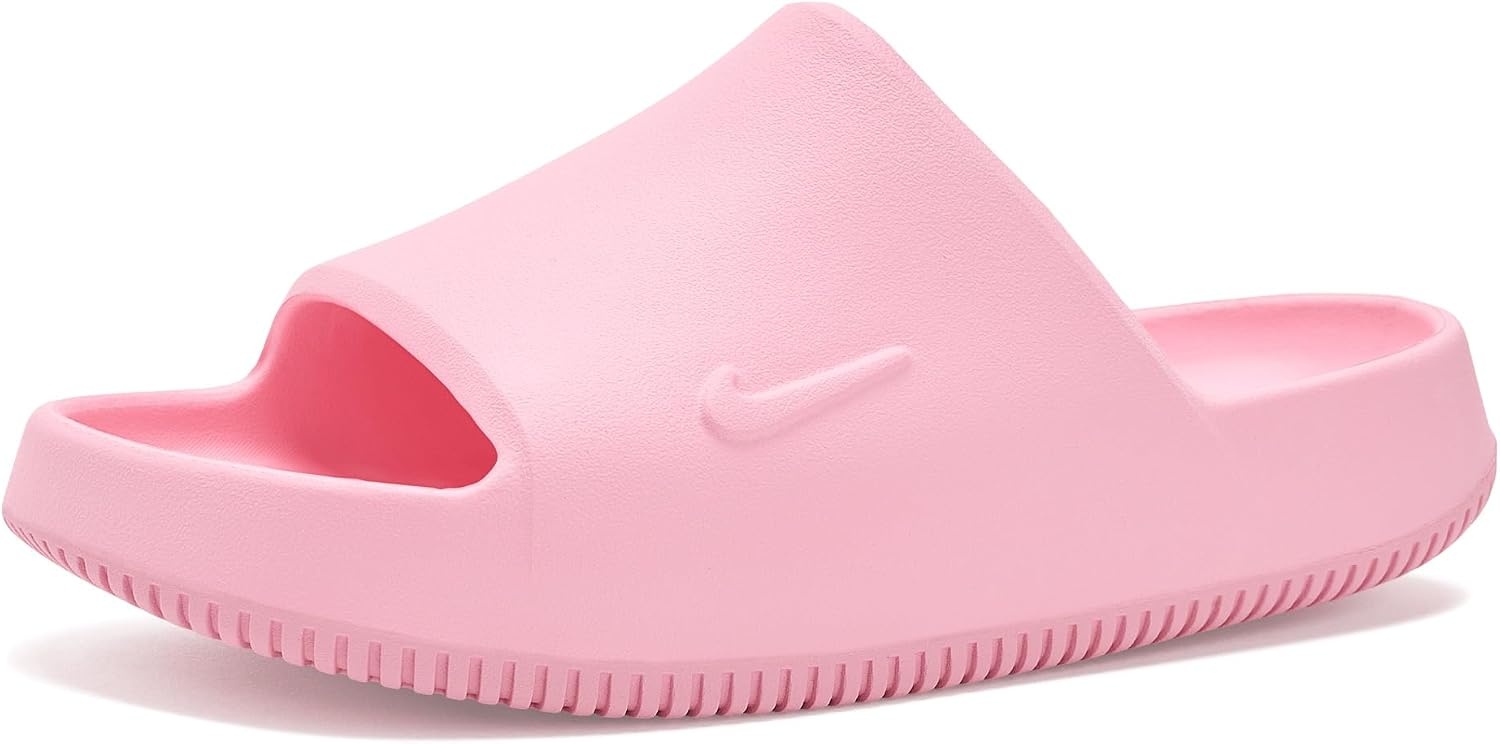 image:imageNike Unisex Kids Calm Slides 20 Boys and Girls Sandals Comfort SlippersMedium Soft PinkMedium Soft Pink