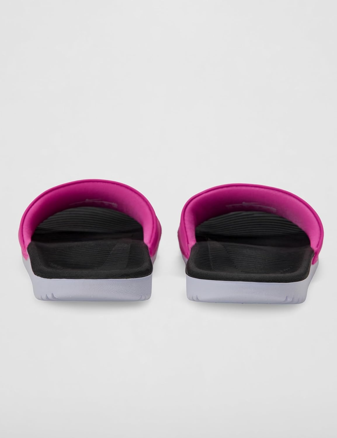 image:imageNike Unisex Kids Kawa Slides Boys Girls Toddlers amp Baby Sandals Casual SandalsLaser FuchsiaBlackWhite