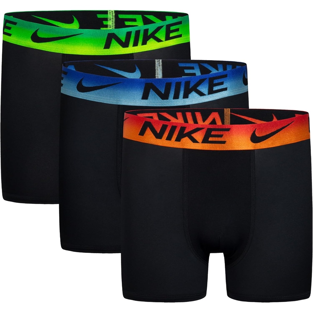 image:imageNike Boys DriFIT Essentials Micro MultiPack Boxer BriefsBlackGame Royal 3pack