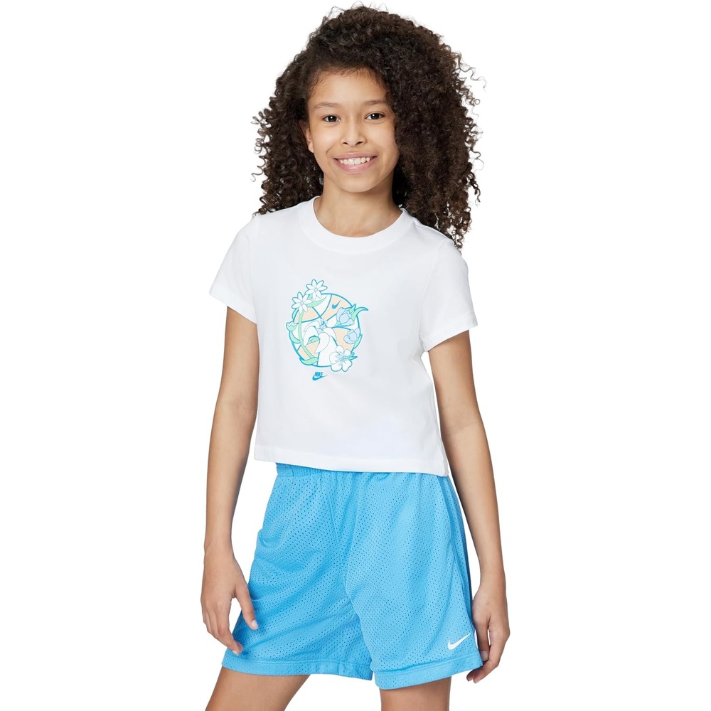 image:imageNike Girls Chill Basketball Flower Shop TShirtWhite