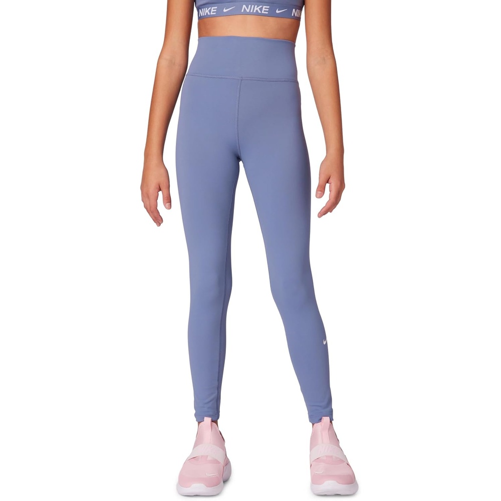 image:imageNike Girls One DriFIT HighWaisted LeggingsWorld IndigoWhite