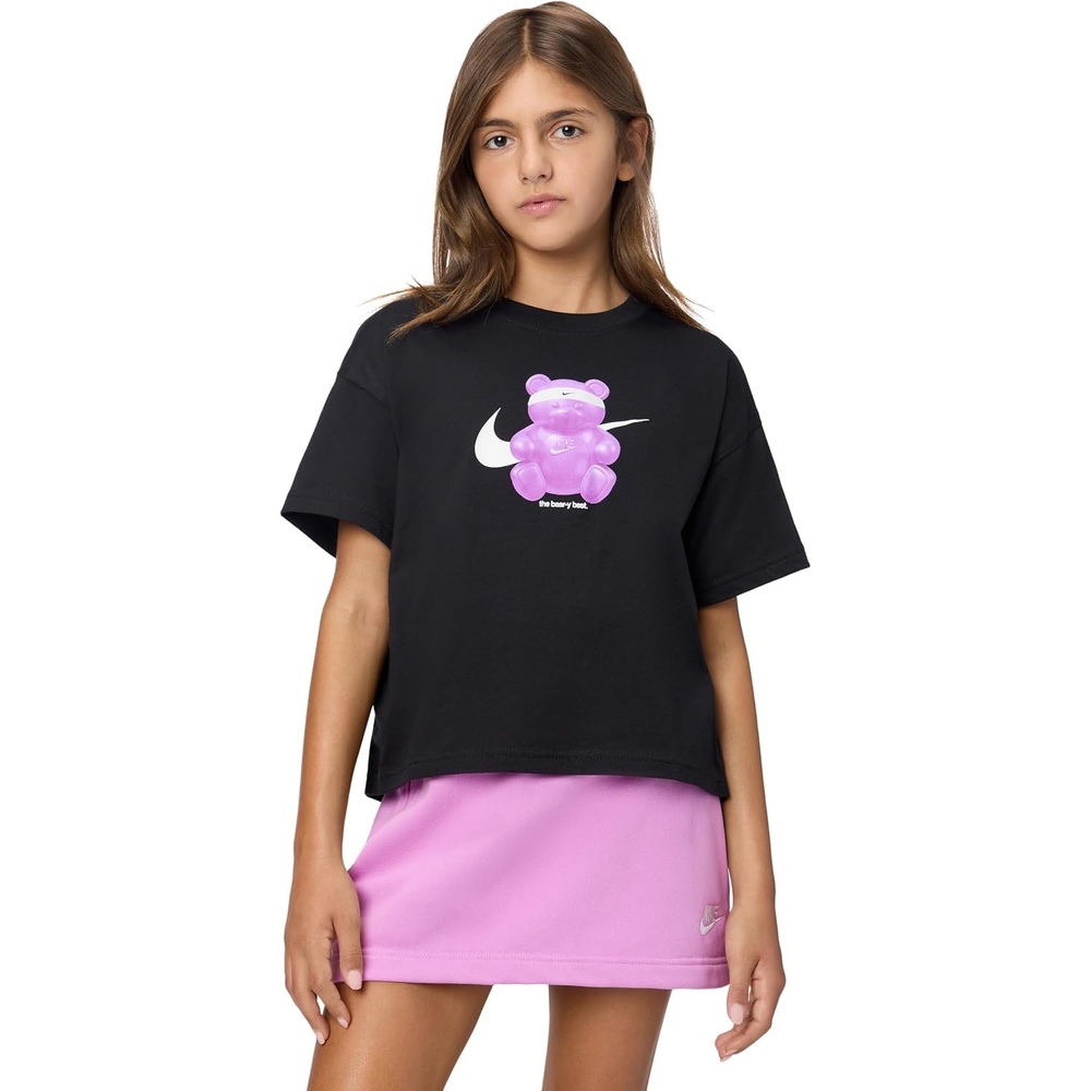 image:imageNike Girls Sportswear Boxy Bear TShirtBlack