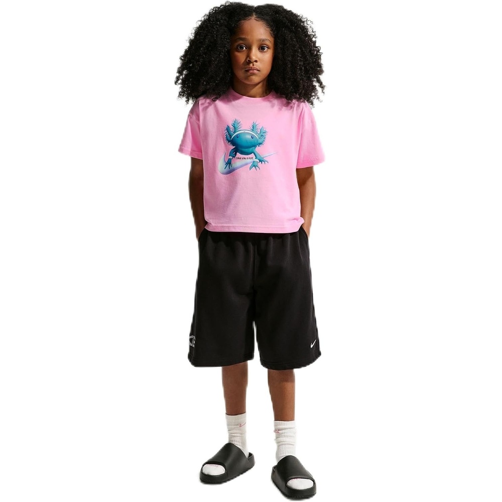 image:imageNike Girls Sportswear Boxy Bear TShirtPink RisePhoto