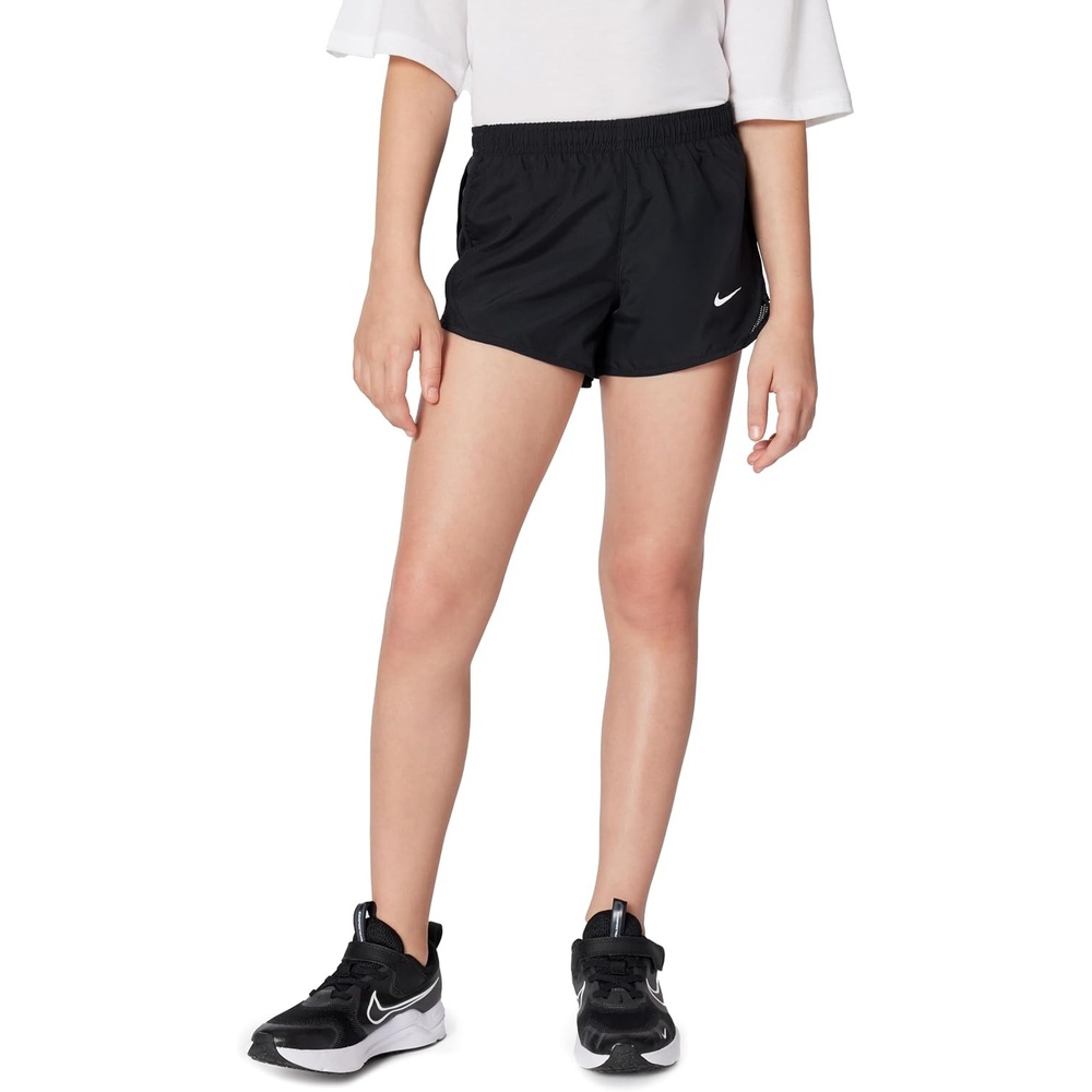 image:imageNike Girls Tempo DriFIT Running ShortsBlackBlackBlackWhite