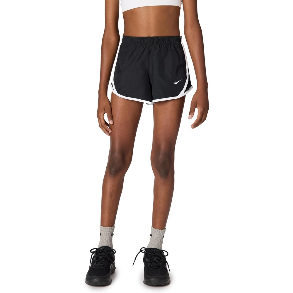 image:imageNike Girls Tempo DriFIT Running ShortsBlackBlackWhiteWhite