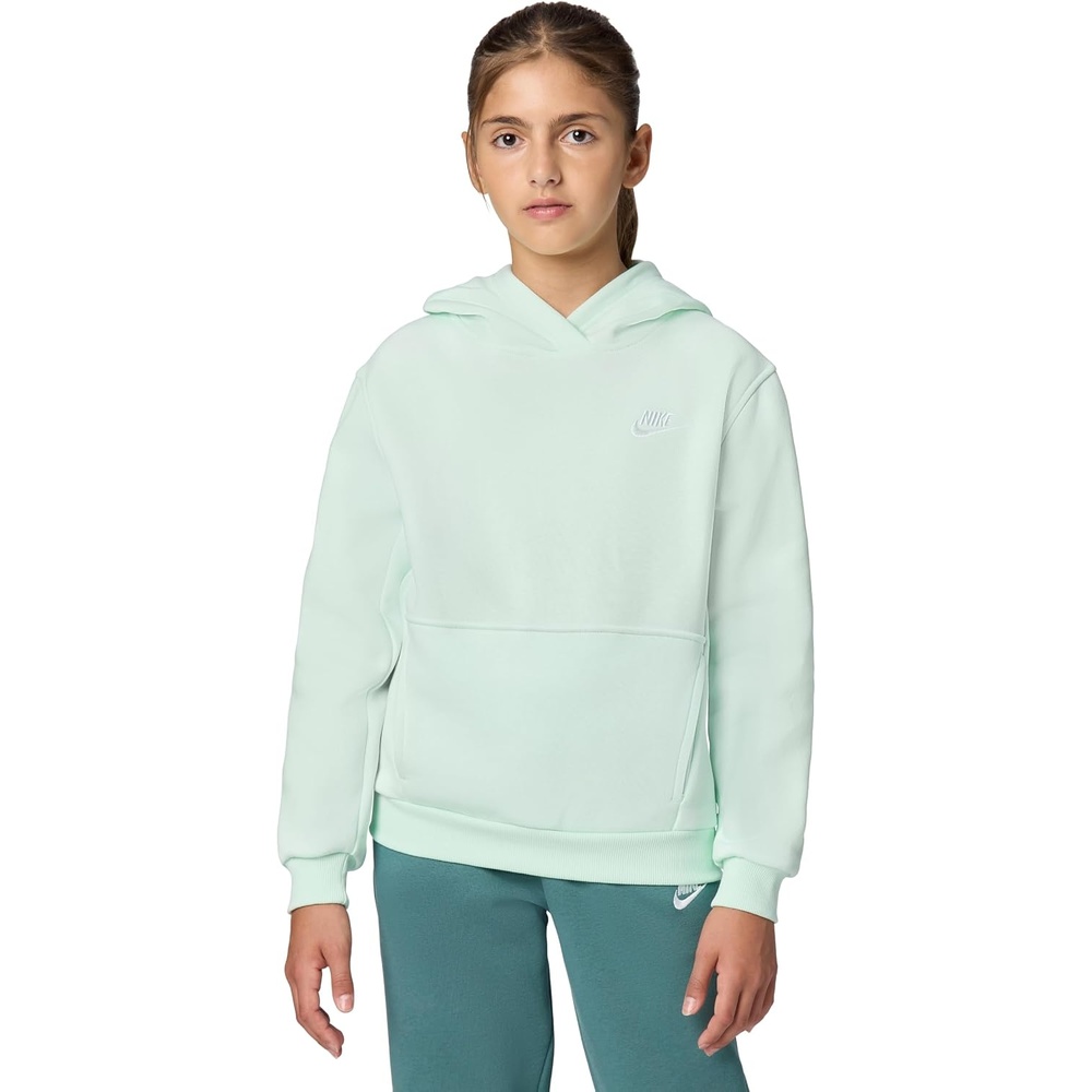image:imageNike Kids Sportswear Club Fleece Pullover HoodieBarely GreenWhite