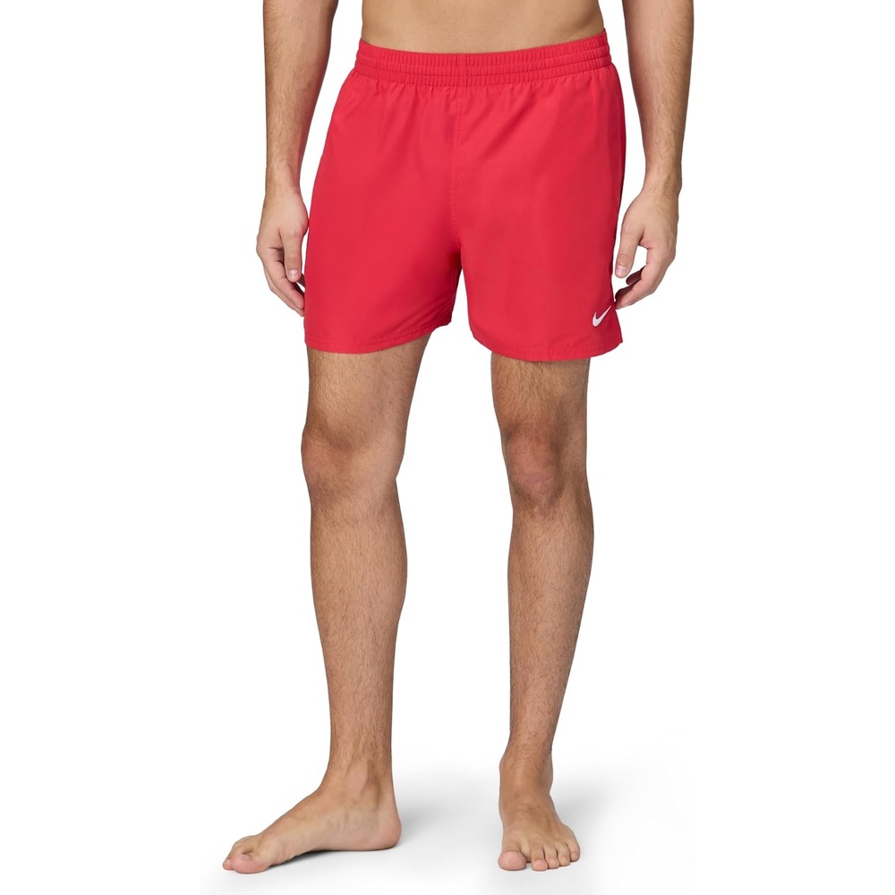 image:imageNike Mens Nike Swim Breaker Essential 5 BriefLined Volley ShortUniversity Red