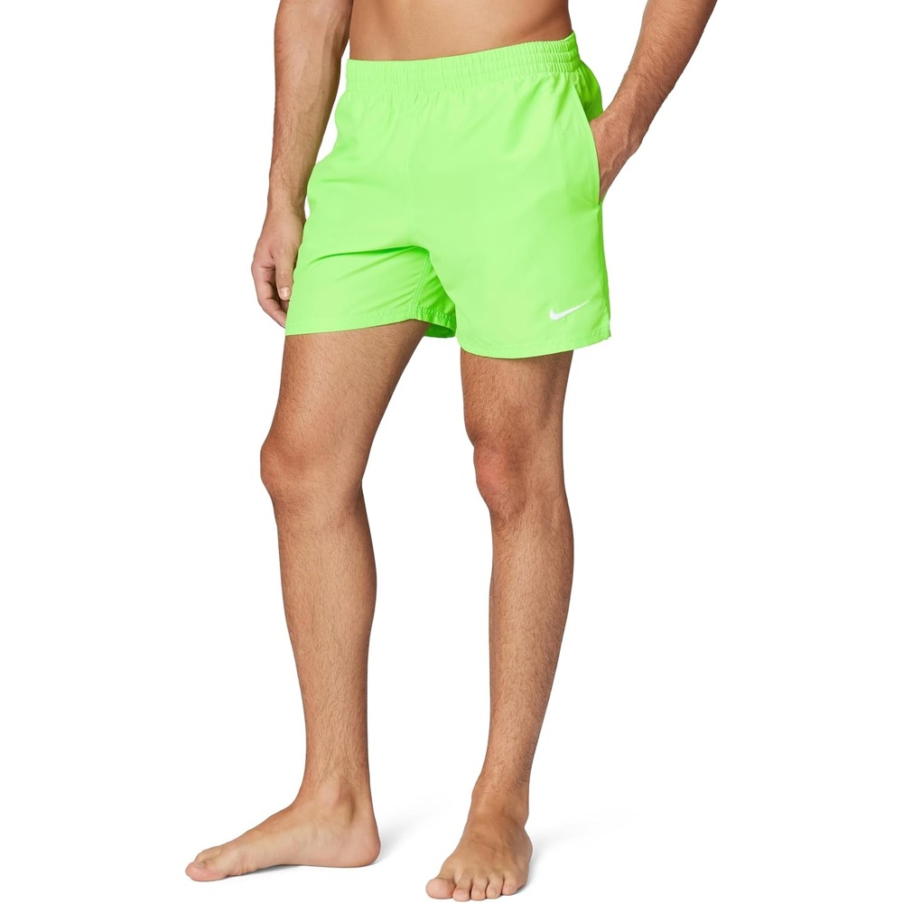image:imageNike Mens Nike Swim Breaker Essential 5 BriefLined Volley ShortVoltage Green