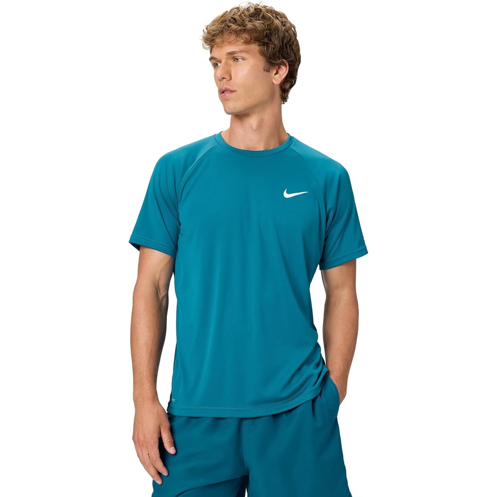 image:imageNike Mens ShortSleeve HydroguardGreen Abyss