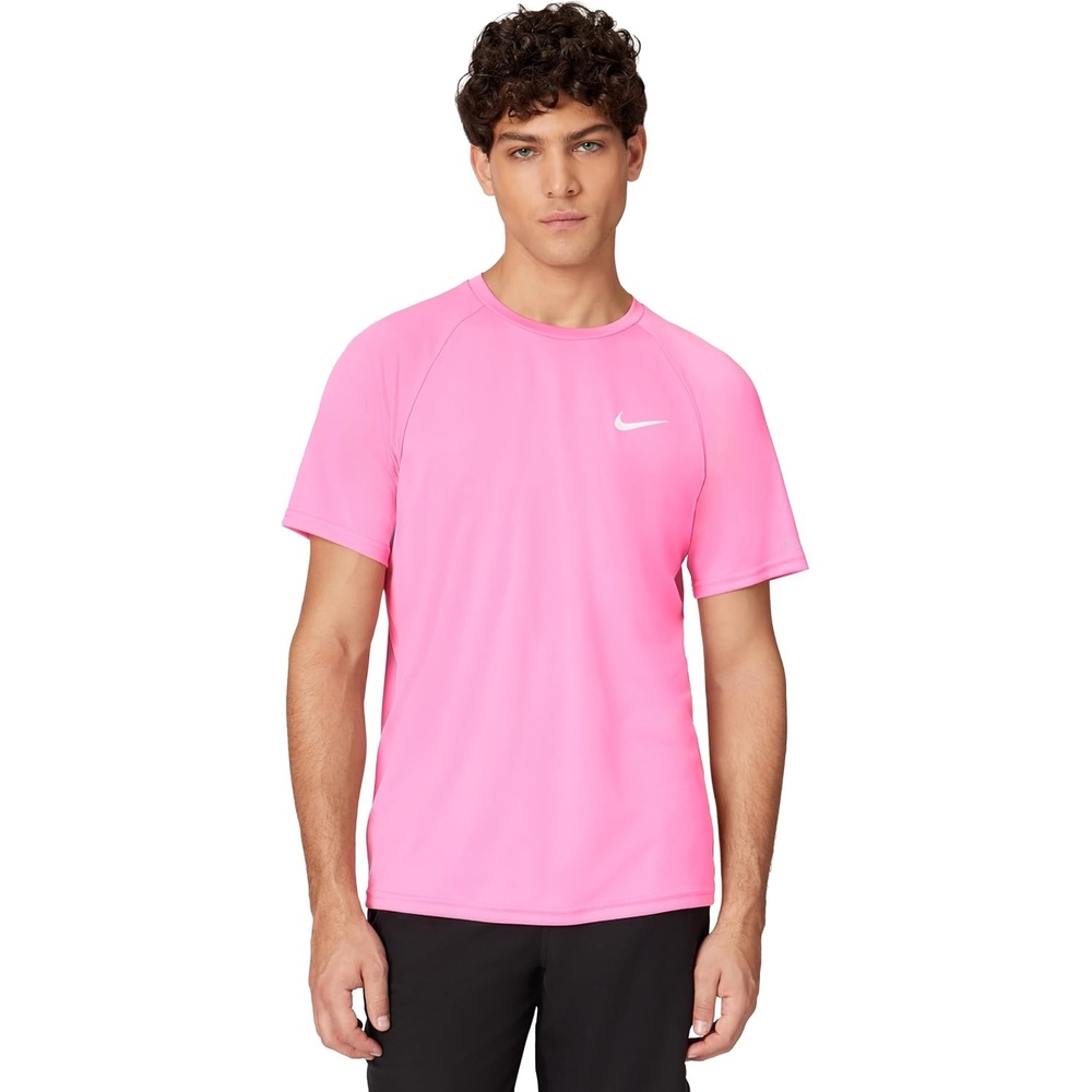 image:imageNike Mens ShortSleeve HydroguardPink Glow