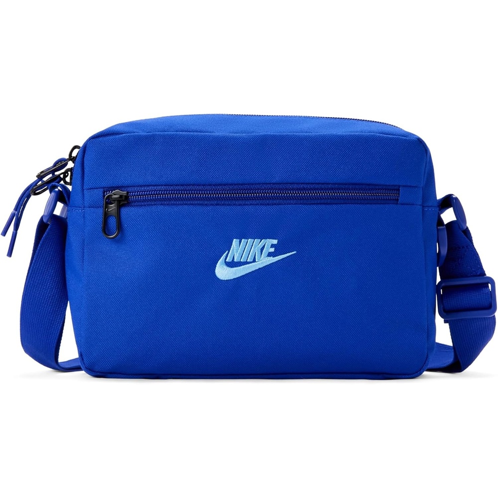 image:imageNike Unisex Adult Classics Heritage 20 Crossbody Bag 2L or 4L Mens and WomensOld RoyalOld RoyalFootball Blue