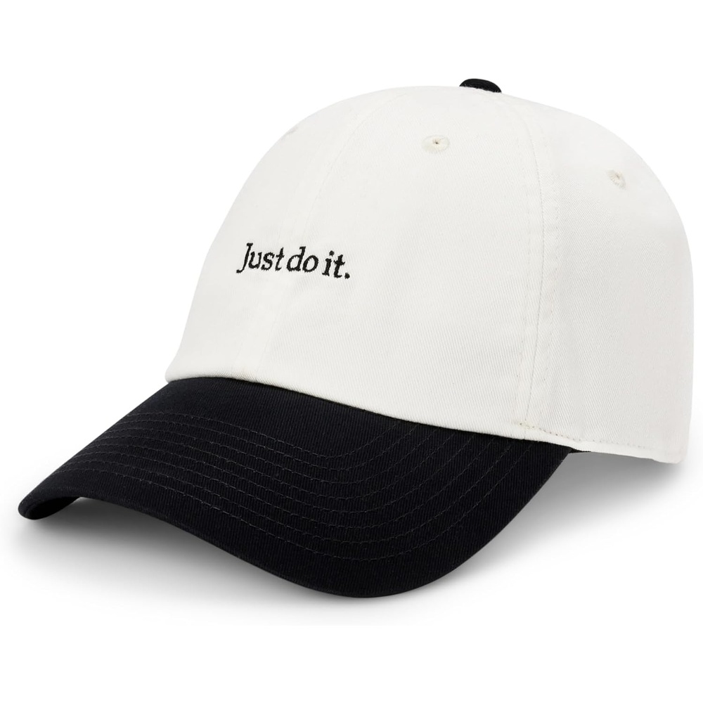 image:imageNike Unisex Adult Club Unstructured Just Do It Cap Hat  Mens and WomensSailBlackBlack