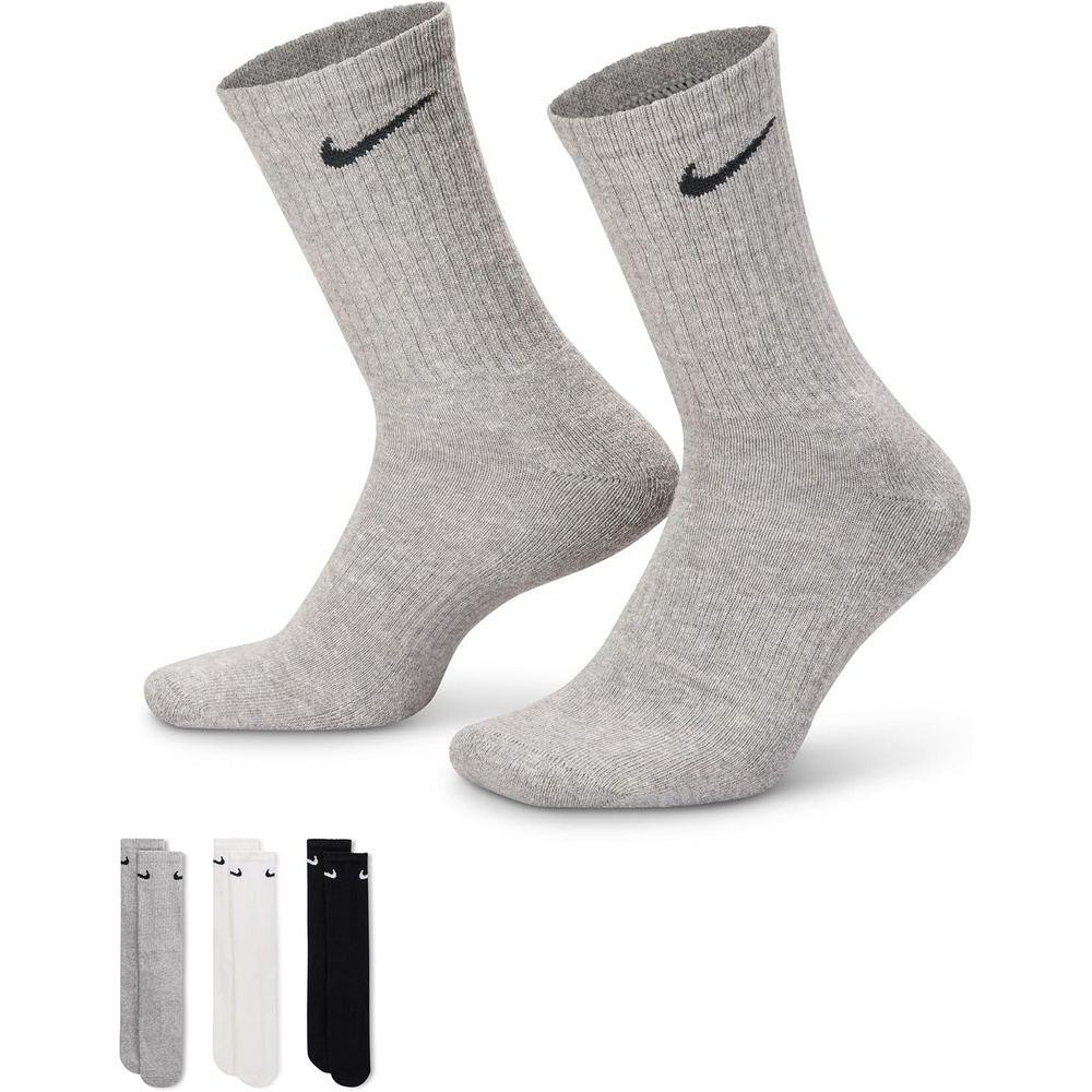 image:imageNike Unisex Adult Everyday Cushioned Training Crew Socks 6Pack Mens and WomensMulticolor