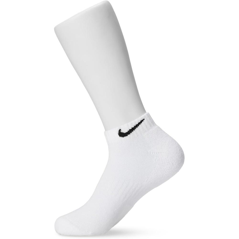 image:imageNike Unisex Adult Everyday Cushioned Training Low Socks 6Pack Mens and WomensWhiteBlack