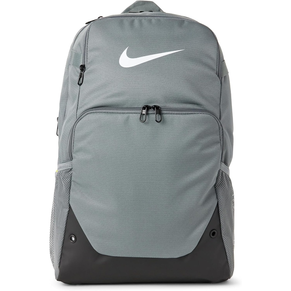 image:imageNike Unisex Adult Gameday Brasilia X Backpack 24L or 30L Mens and WomensSmoke GreyBlackWhite