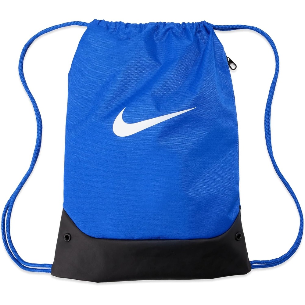 image:imageNike Unisex Adult Gameday Brasilia X Drawstring Bag Backpack 18L  Mens and WomensGame RoyalBlackWhite