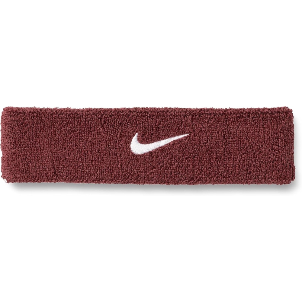 image:imageNike Unisex Adult Swoosh Classic HeadbandDark team redwhite