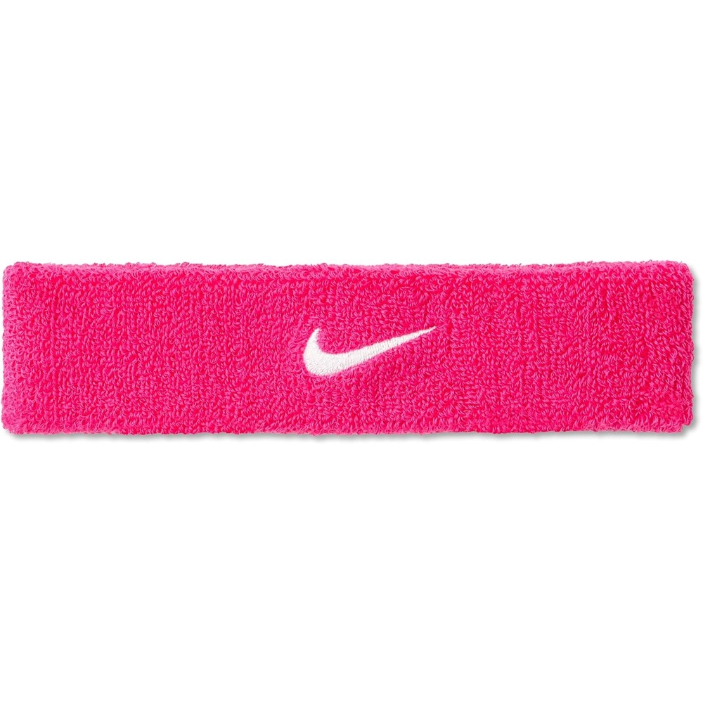 image:imageNike Unisex Adult Swoosh Classic HeadbandVivid pinkwhite