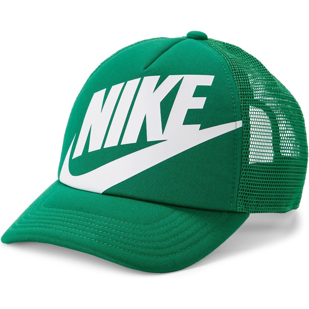 image:imageNike Unisex Big Kids Rise Structured Trucker Cap Hat  Boys and GirlsMalachiteMalachiteWhite