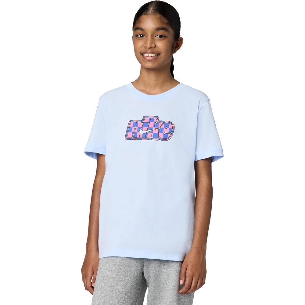 image:imageNike Unisex Big Kids Sportswear Club Celebrate Sport TShirt  Boys and GirlsHydrogen Blue