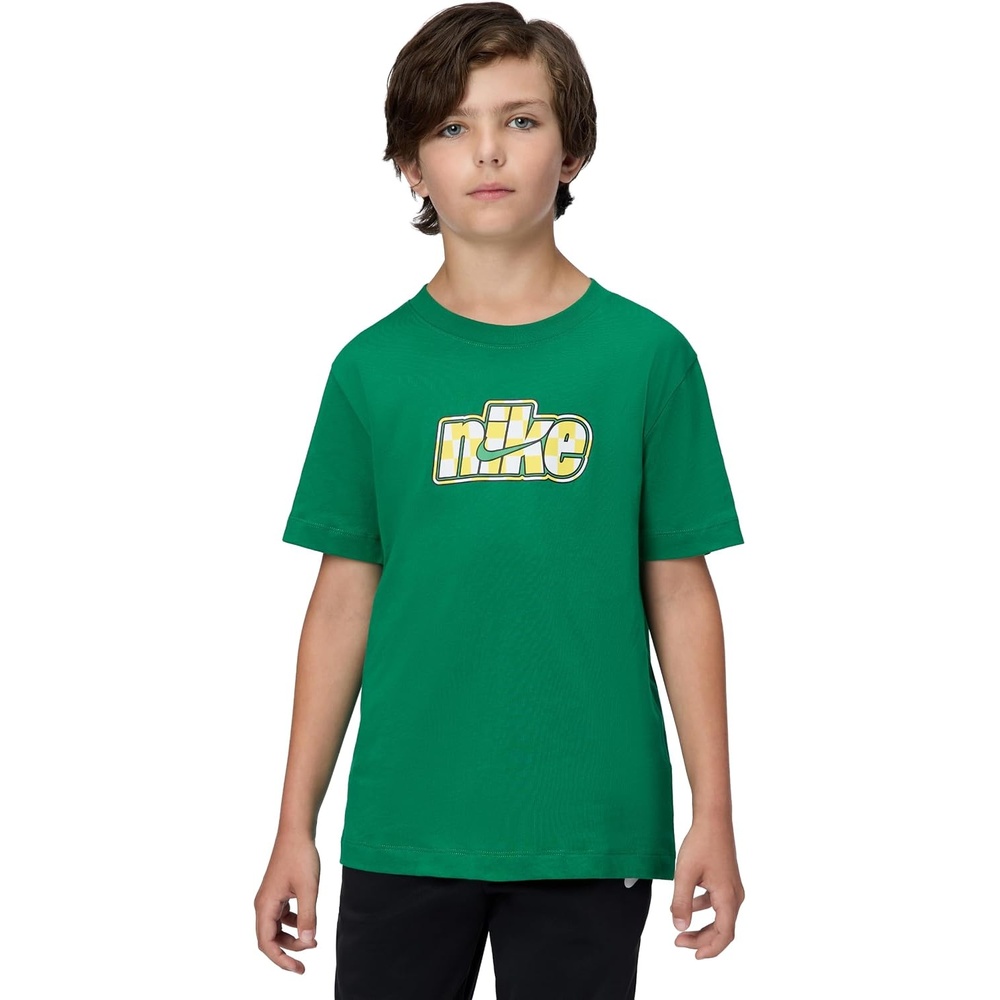 image:imageNike Unisex Big Kids Sportswear Club Celebrate Sport TShirt  Boys and GirlsMalachite