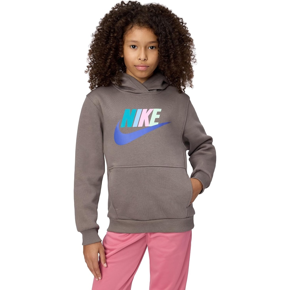 image:imageNike Unisex Big Kids Sportswear Club Fleece Hoodie  Boys and Girls SweatshirtCave Stone