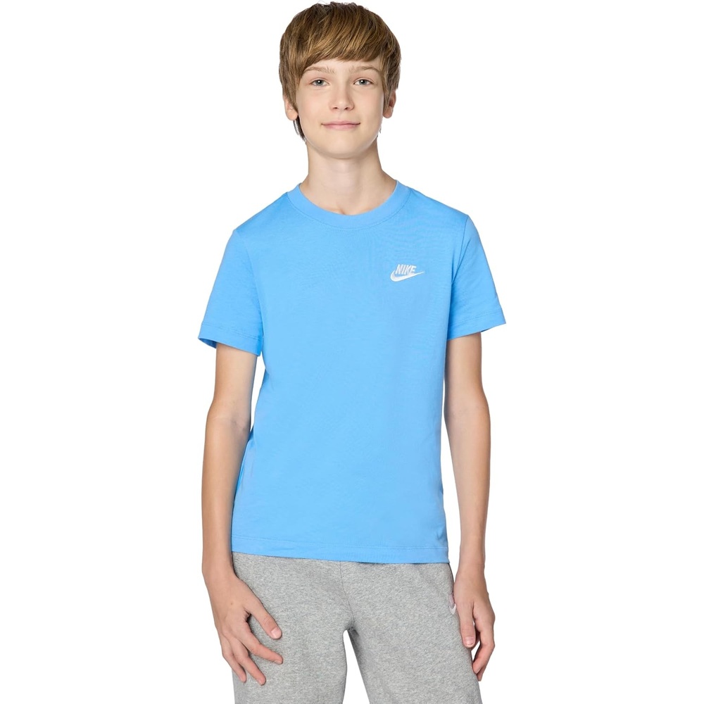 image:imageNike Unisex Big Kids Sportswear Club TShirt Boys and GirlsFootball Blue