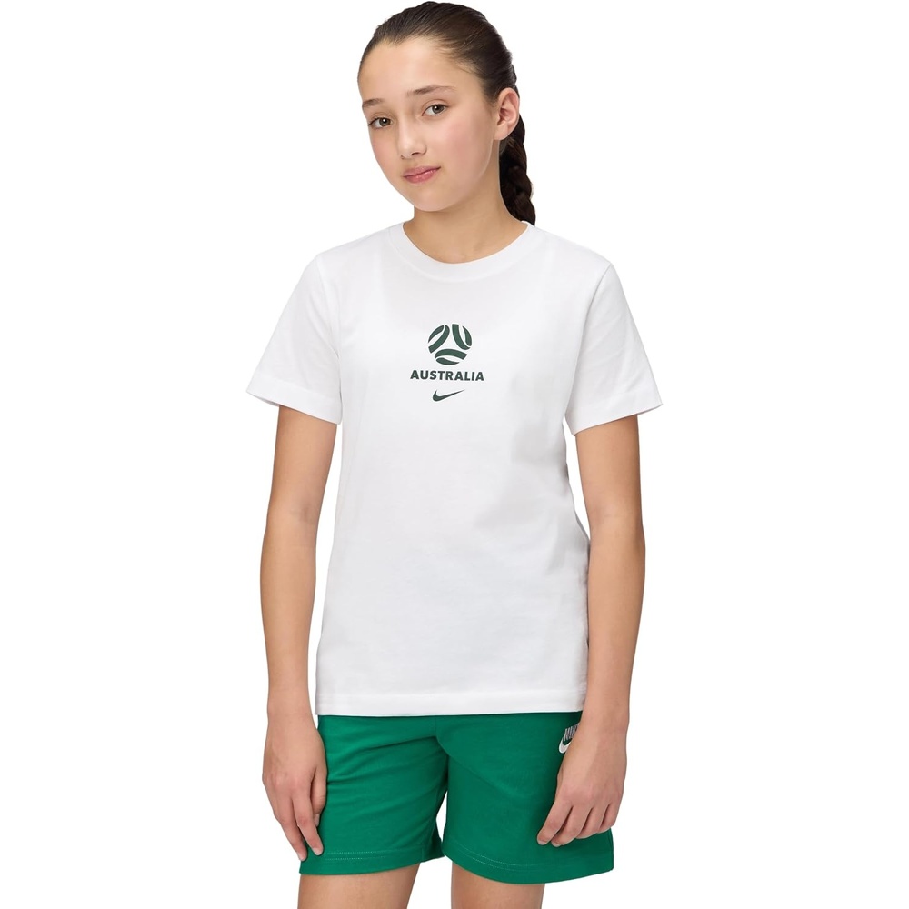 image:imageNike Unisex Big Kids Sportswear Club World Cup TShirt Boys and GirlsAustralia White