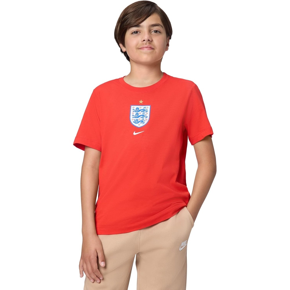 image:imageNike Unisex Big Kids Sportswear Club World Cup TShirt  Boys and GirlsEngland Challenge Red