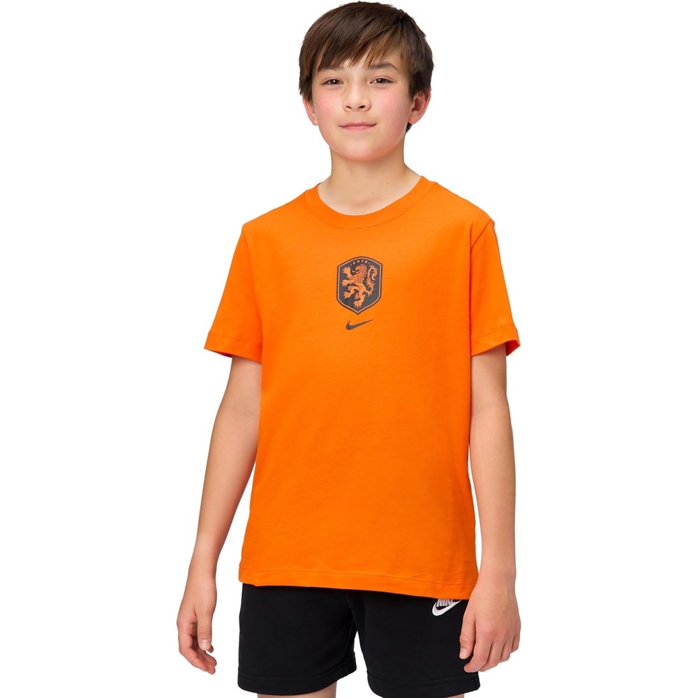 image:imageNike Unisex Big Kids Sportswear Club World Cup TShirt Boys and GirlsNetherlands Safety Orange