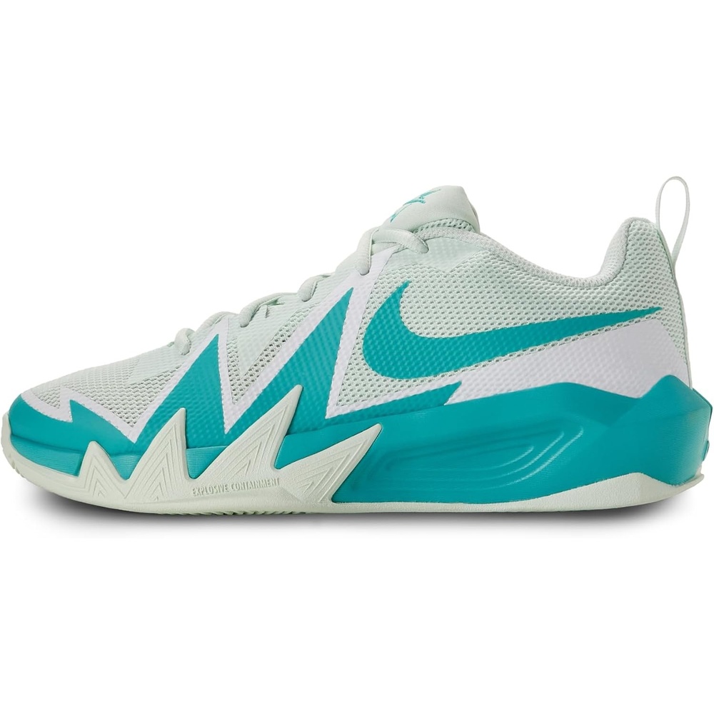 image:imageNike Unisex Kids ST Dynamite Basketball Shoes  Boys and Girls SneakersBarely GreenDusty CactusWhite