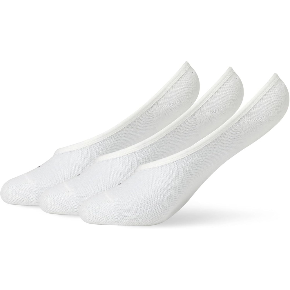 image:imageNike Womens Everyday Lightweight Training Footie Socks 3 PairsWhiteBlack
