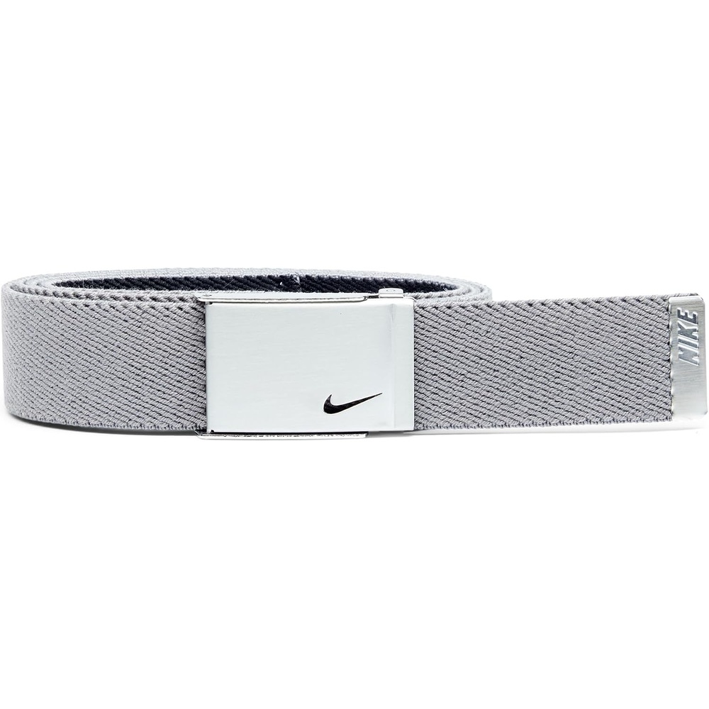 image:imageNike Womens Stretch Reversible Single Web BeltGreyBlack Stretch