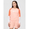 Nike Big Kids’ Sportswear Tracksuit – Boys and Girls Two Piece Set Sweatshirt Shorts(Arctic Orange/Turf Orange/White/White)