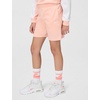 Nike Big Kids’ Sportswear Tracksuit – Boys and Girls Two Piece Set Sweatshirt Shorts(Arctic Orange/Turf Orange/White/White)