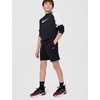Nike Big Kids’ Sportswear Tracksuit – Boys and Girls Two Piece Set Sweatshirt Shorts(Black/White/Black/White)