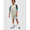 Nike Big Kids’ Sportswear Tracksuit – Boys and Girls Two Piece Set Sweatshirt Shorts(Spruce Fog/Black/Malachite/White)