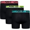 Nike Boys’ Dri-FIT Essentials Micro Multi-Pack Boxer Briefs(Black/Clear Jade)