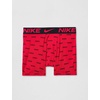 Nike Boys’ Dri-FIT Essentials Micro Multi-Pack Boxer Briefs(University Red Printed/Black 3-pack)