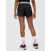 Nike Girls’ Dash Dri-FIT Running Shorts(Black/Light Smoke Grey/White)