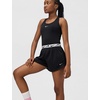 Nike Girls’ Dash Dri-FIT Running Shorts(Black/Light Smoke Grey/White)