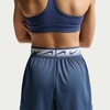Nike Girls’ Dash Dri-FIT Running Shorts(Mystic Navy/Ashen Slate/White)