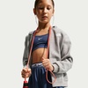 Nike Girls’ Dash Dri-FIT Running Shorts(Mystic Navy/Ashen Slate/White)