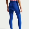 Nike Girls’ One Dri-FIT High-Waisted Leggings(Game Royal/White)