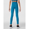 Nike Girls’ One Dri-FIT High-Waisted Leggings(Green Abyss/White)